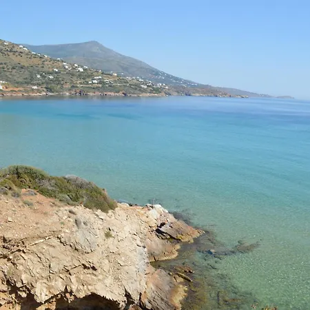 Andros Private Overlooking The Blue Aegean Sea 别墅