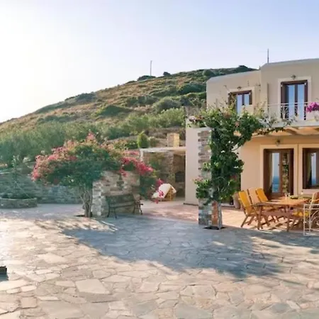 Andros Private Overlooking The Blue Aegean Sea *