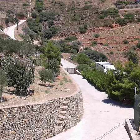 Andros Private Overlooking The Blue Aegean Sea
